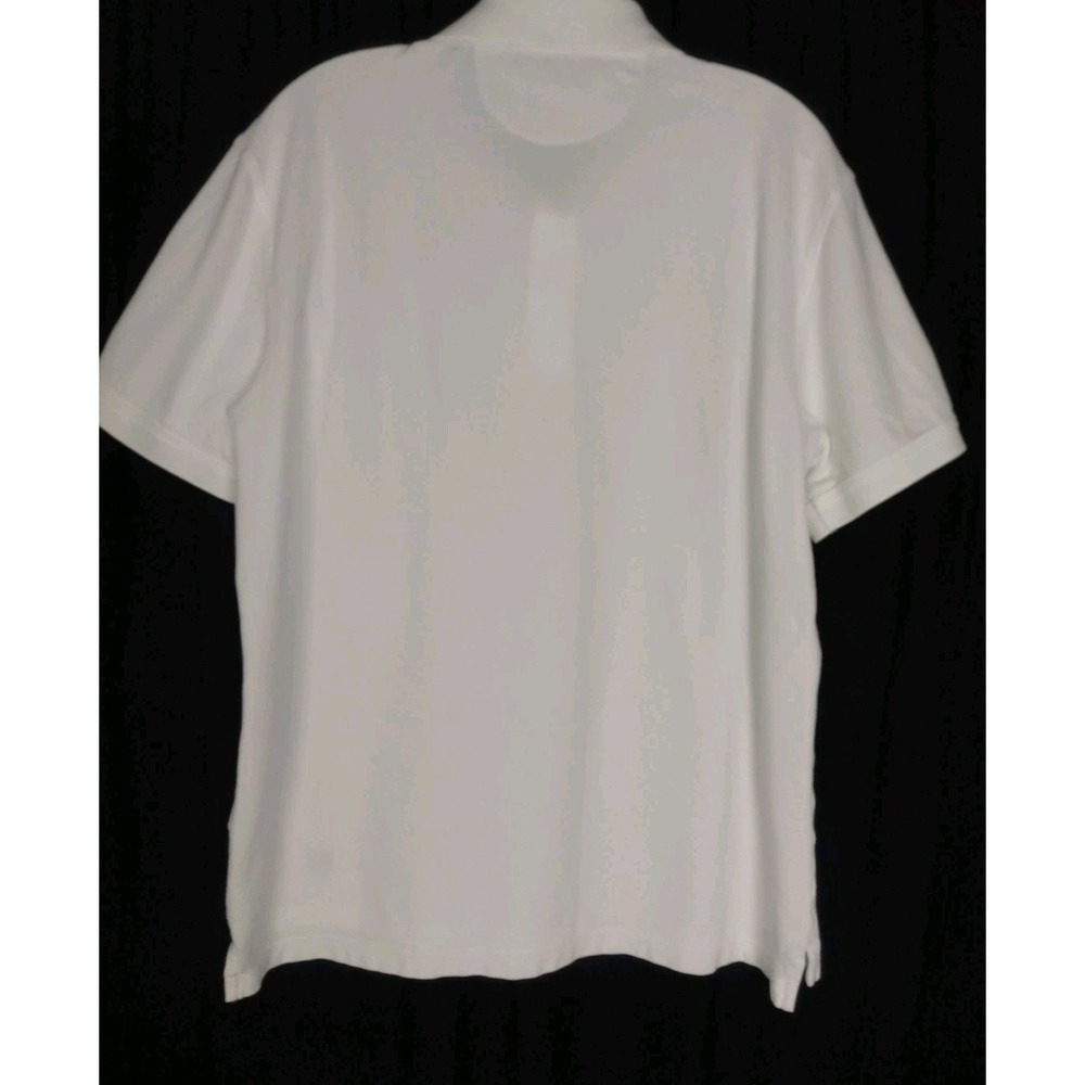 Cremieux Mens Polo Size XXL Soho‎ Fit White Short Sleeve - Picture 4 of 5